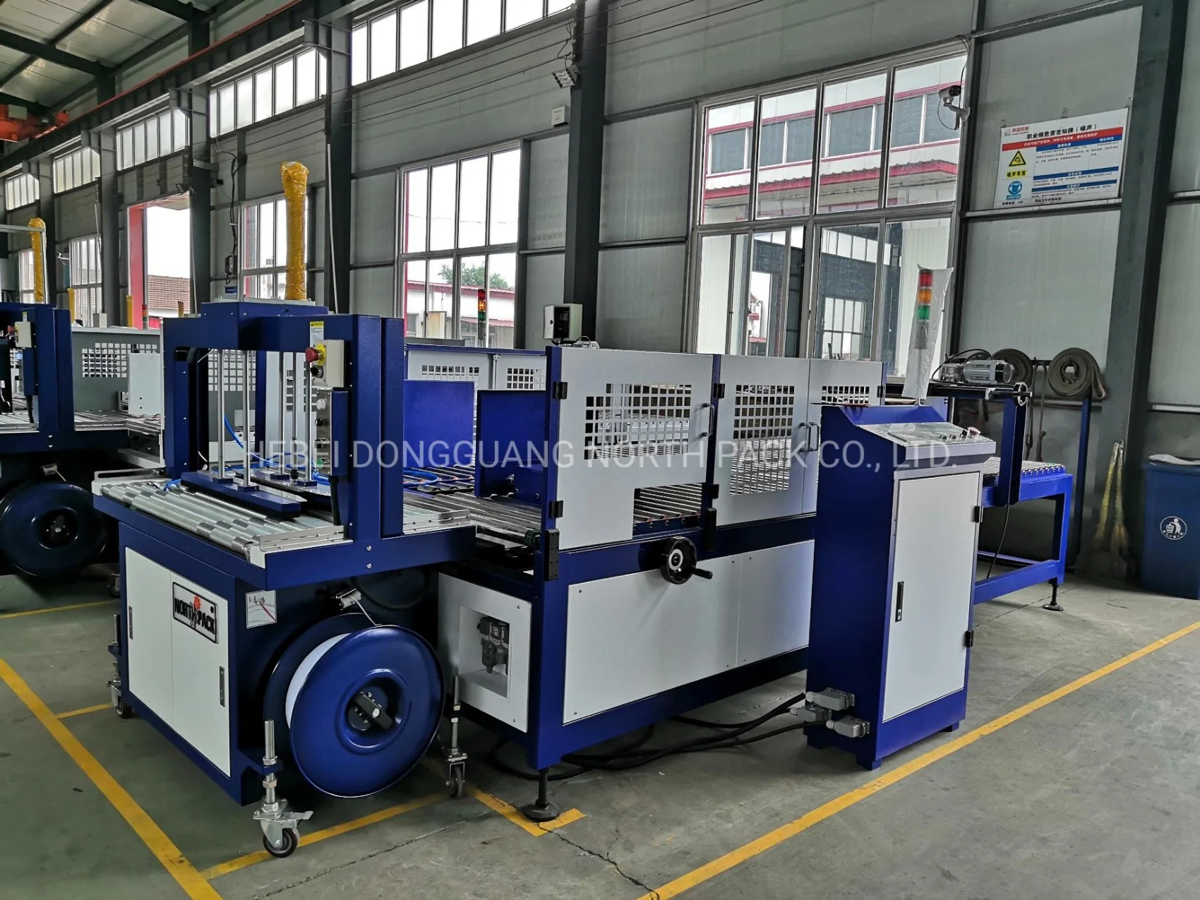 Automatic Corrugated Cardboard Carton Strapping Machine