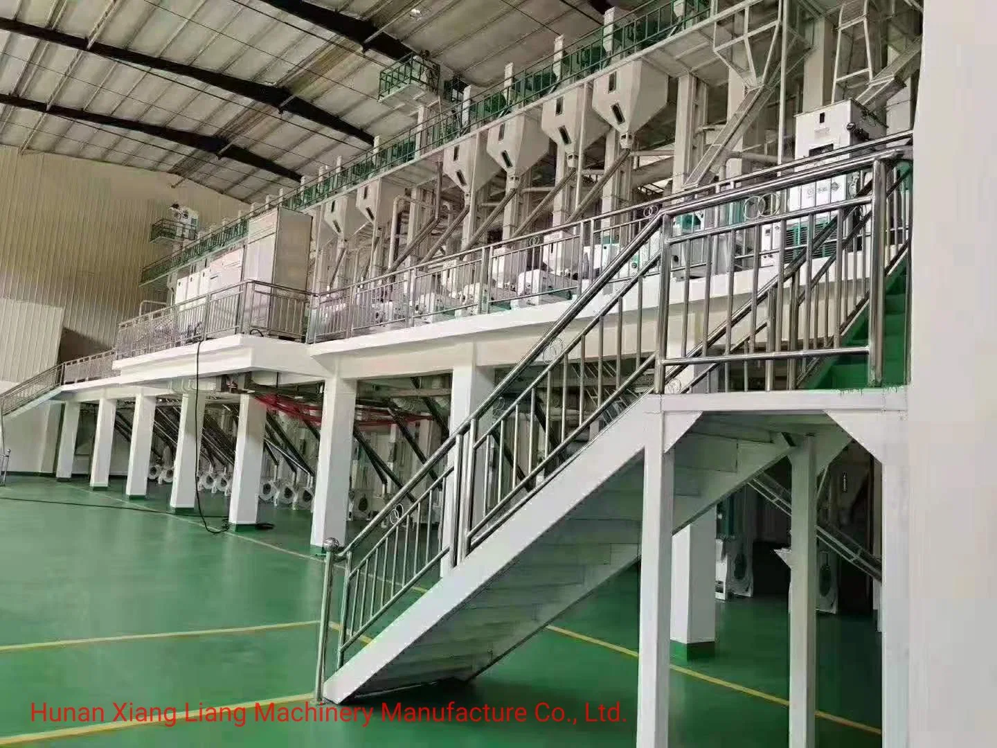 Toutes les boîtes en bois de marque Xiangliang farine machine ensemble complet riz Fraisage