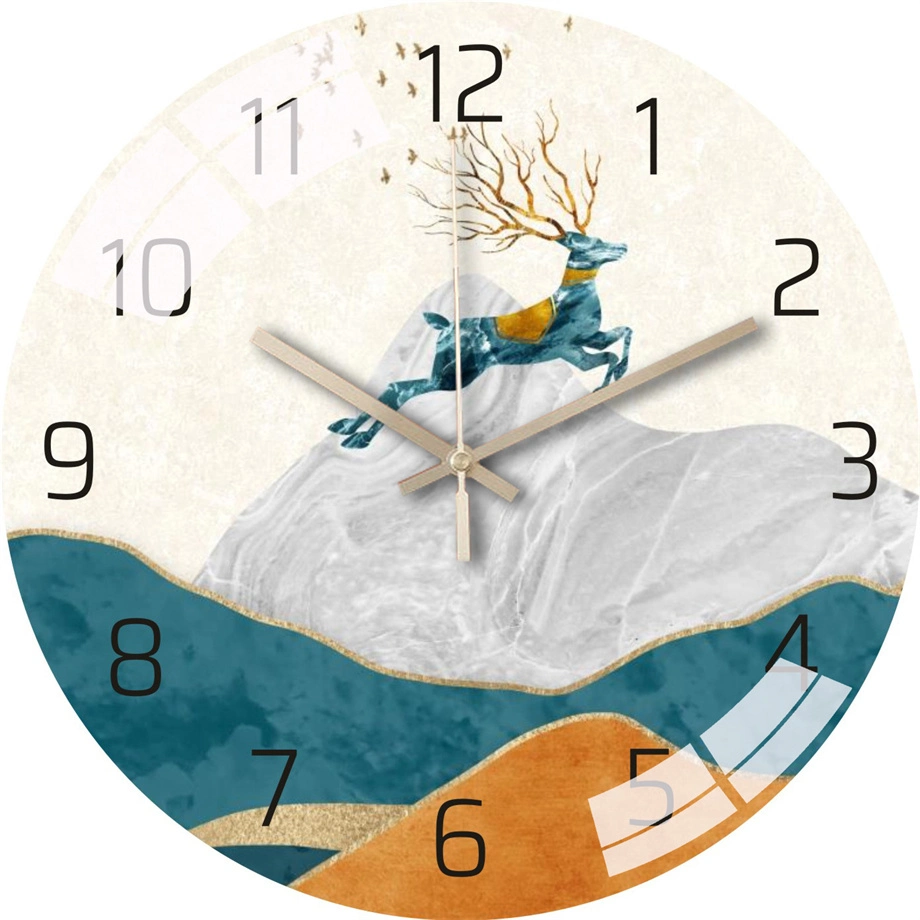 Nordic Light Luxury Wall Clock Internet Celebrity Light Luxury Living Room Clock