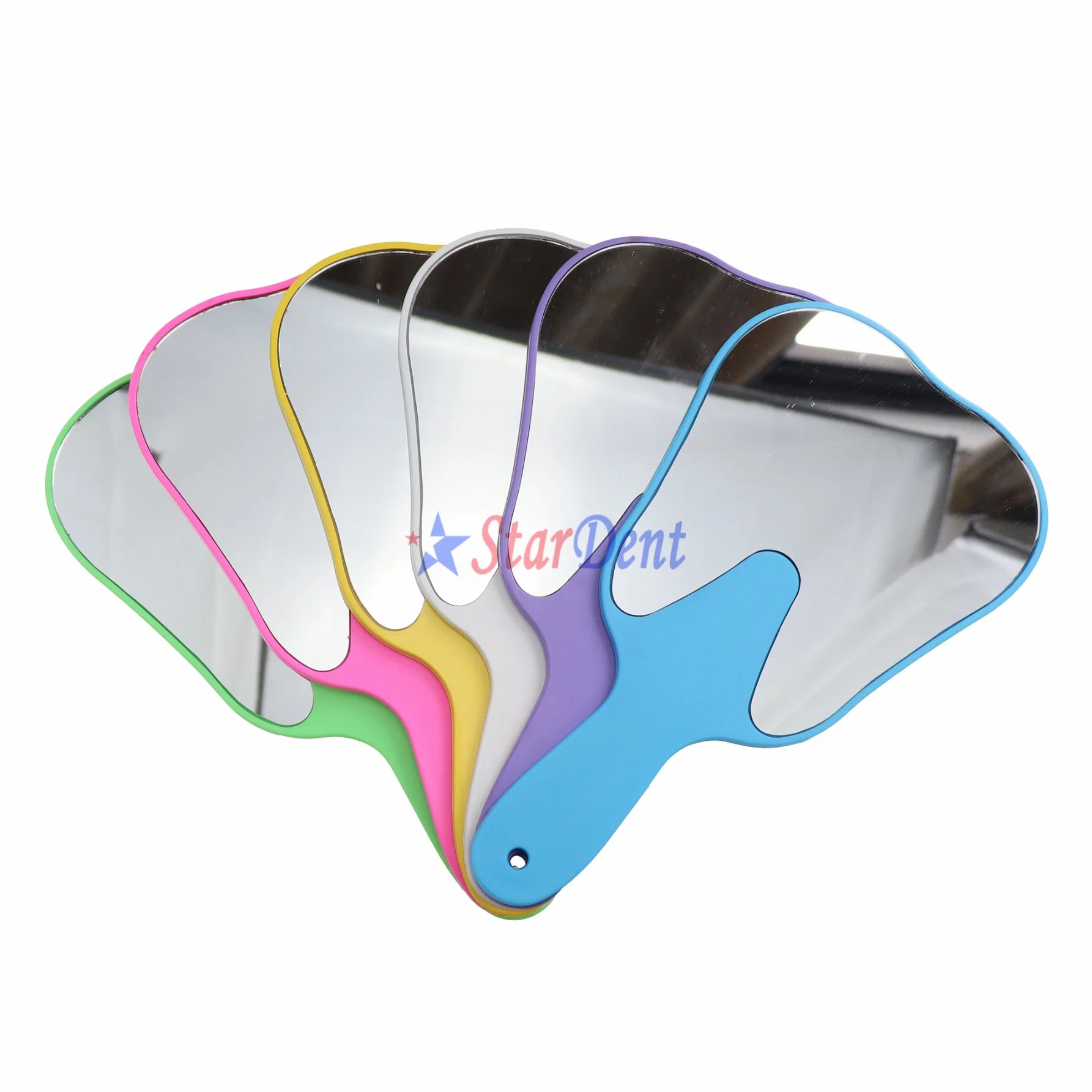 Dental Teeth Shape Model Mirror Tooth Shape Glass Mirror Oral Teeth Care Hand Use Tools Glass High quality/High cost performance 