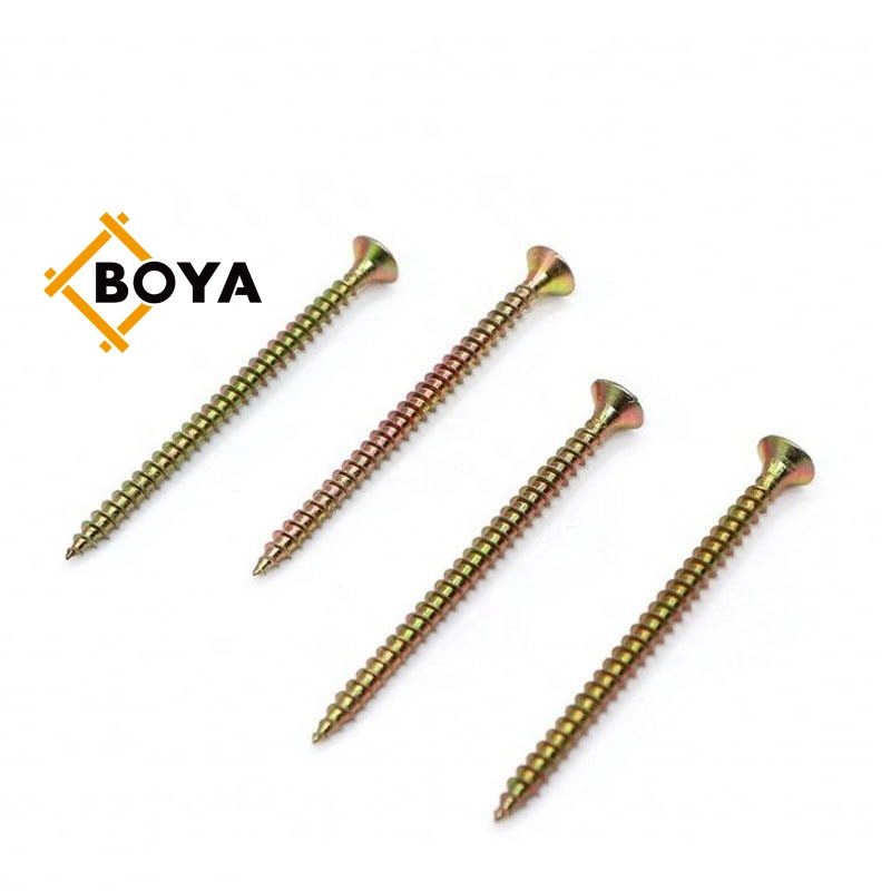 C1022A Yellow Zinc Plated Chipboard Screw