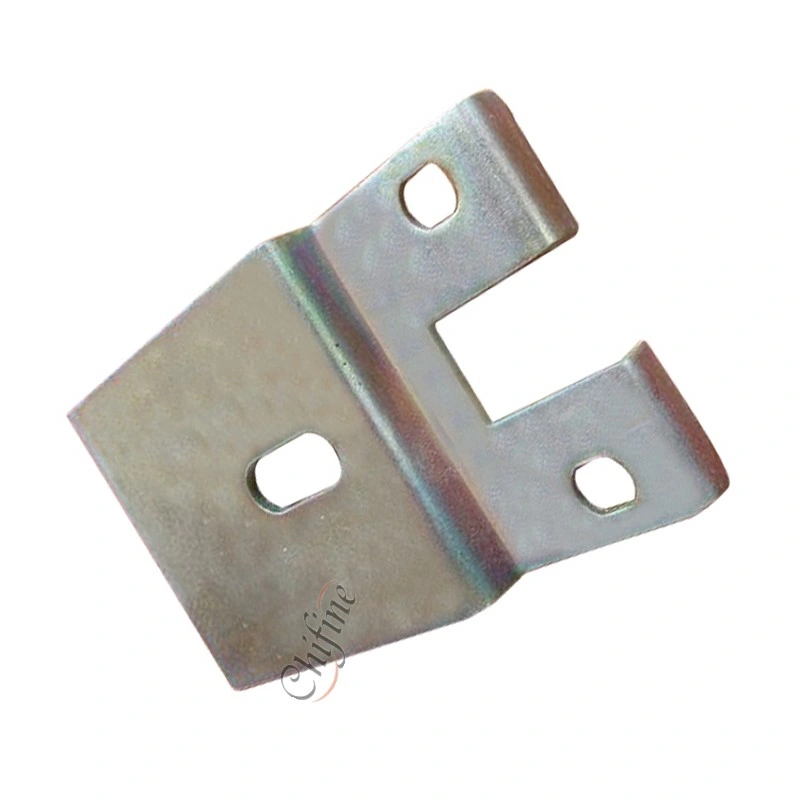 White Zinc Metal Stamping Parts Bracket