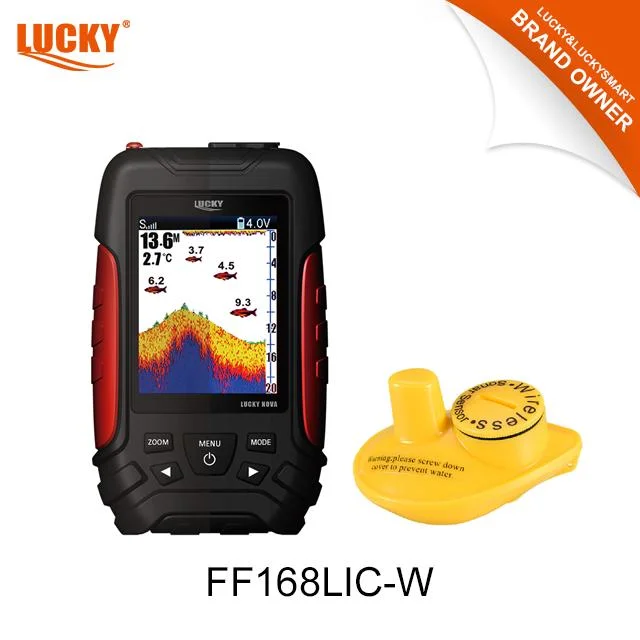 Lucky Sports Accessories Fish Finder Portable Fish Finer FL168lic-W