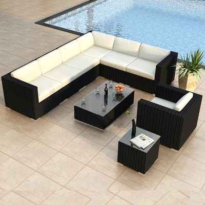 Outdoor Rattan Combination Living Room Rattan Outdoor Rattan Sofa