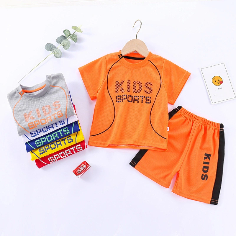 Children&prime; S Short Sleeve Ball Suit Boys&prime; Sportswear