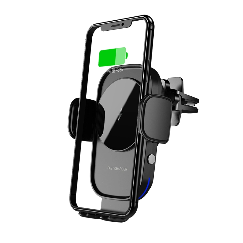 Accesorios para teléfonos móviles Soporte de teléfono de montaje imán auto 15W rápido Cargador inalámbrico para el coche para iPhone