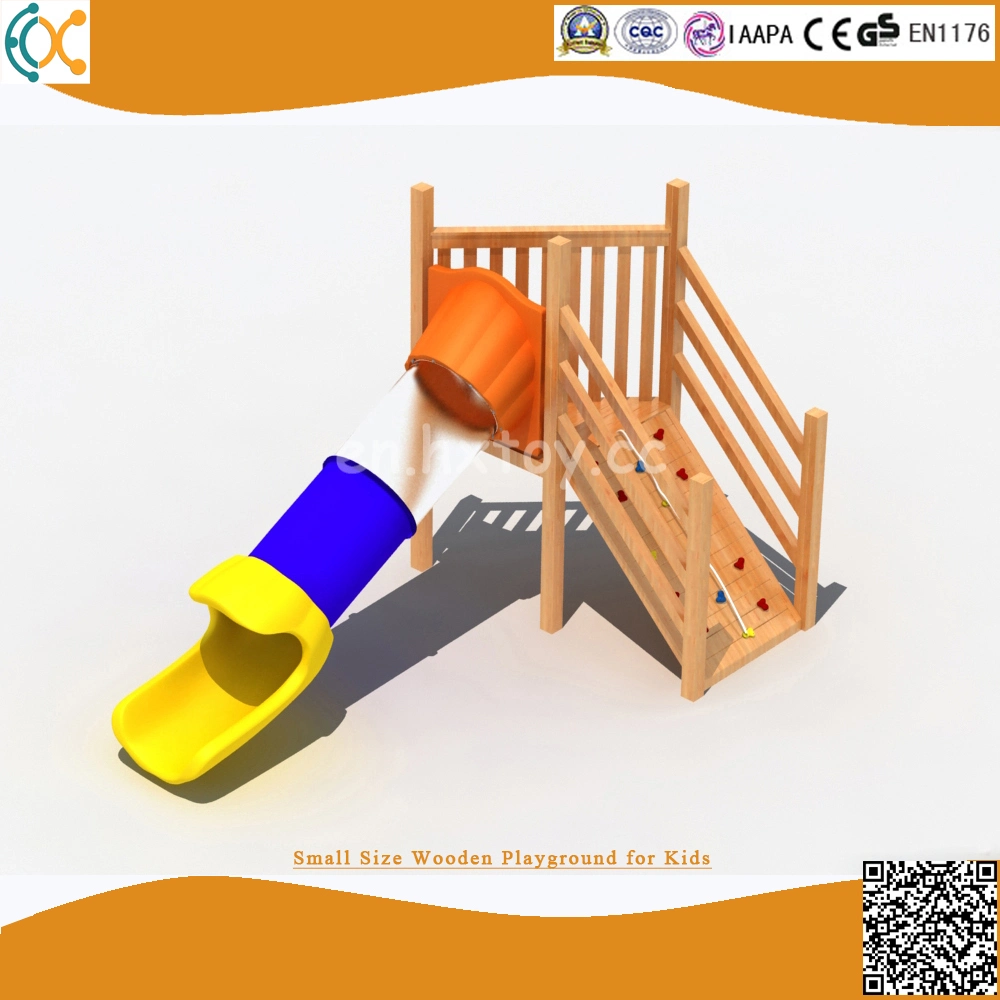 Customized Children Wood Playsets Outside Adventure Wooden Playground for Kids