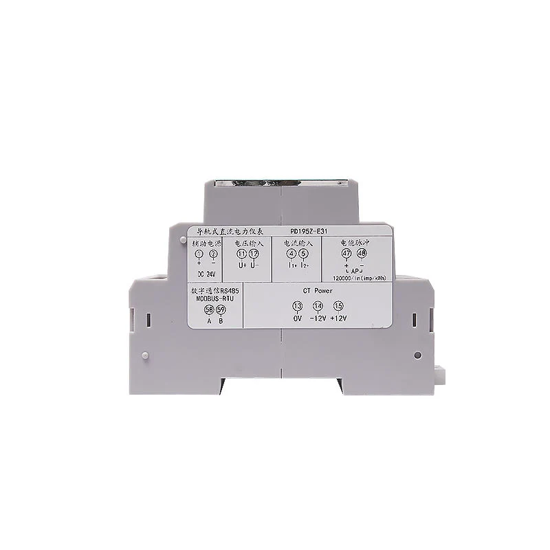 Elecnova Pd195z-E33 Multi-Circiuit DIN-Schienenmontage 9 Strommessung DC Watt Betriebsstundenzähler