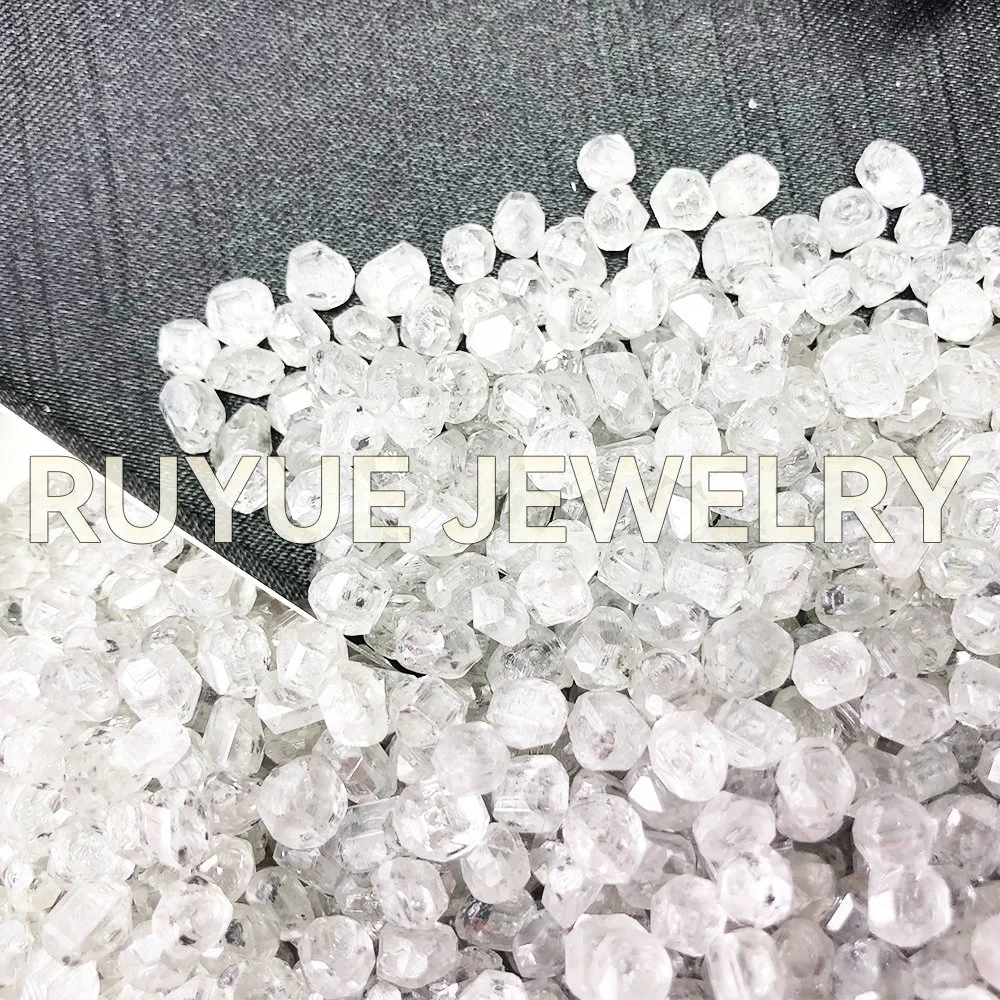 Ruyue Jewelry Hpht/CVD 1.95CT Vvs White Color Igi/Gia Report Customize Wedding Rings Earrings Necklace Rough Lab Created Diamond Jewelry