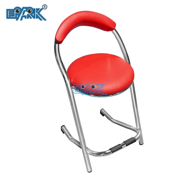 Stainless Steel Arcade Gaming Bar Stool Chair Game Machine Seating Chairs