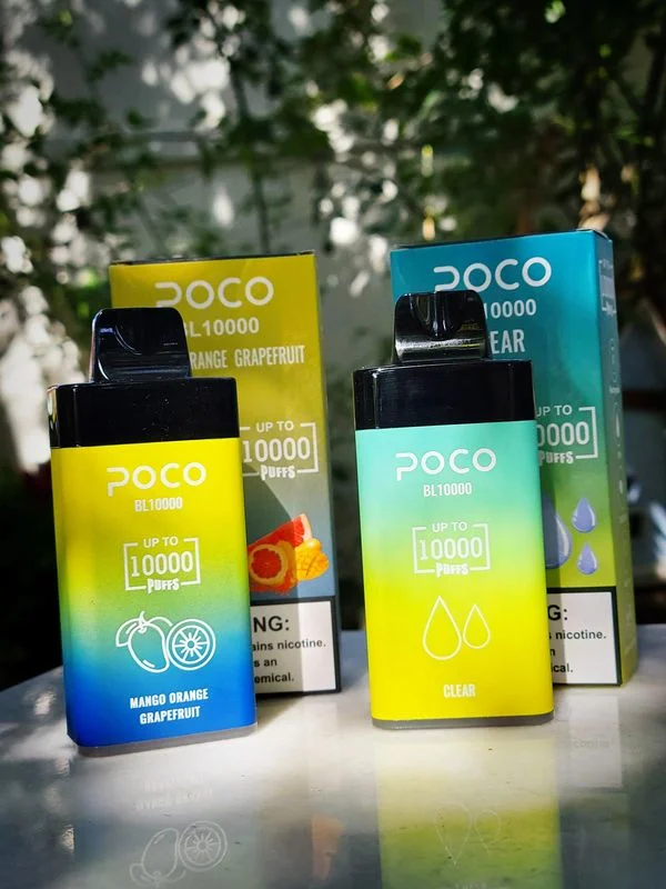 100% Factory Original Poco Bl10000 Disposable Electronic Cigarette Mesh Coil with 15 Flavours Available in Germany Warehouse