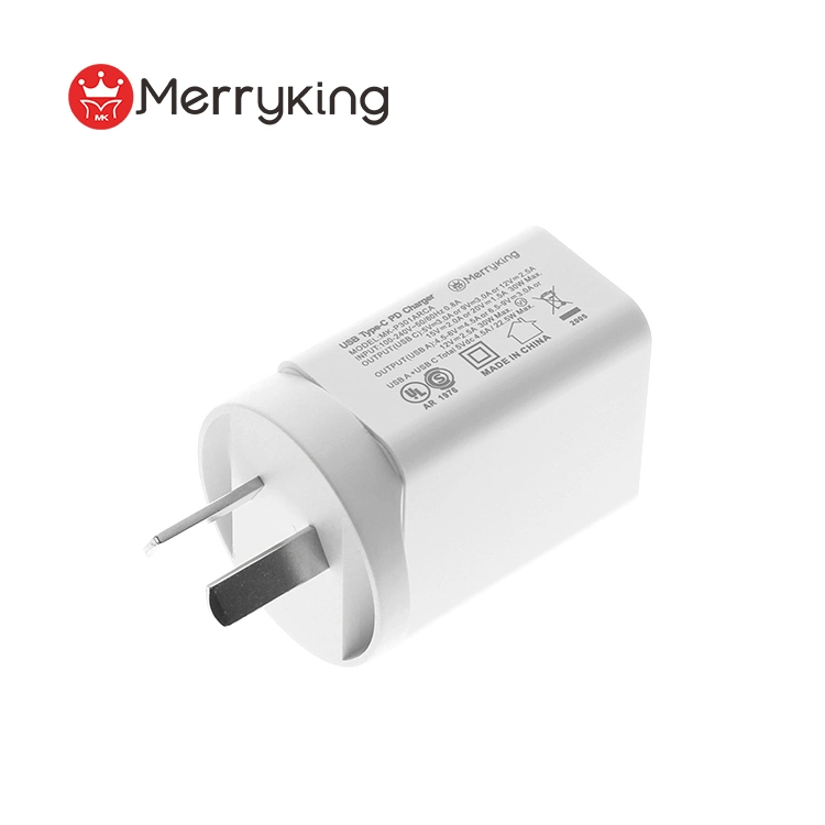 UL FCC CB S-MARK EU UK Us Argentina Plug 30W USB C Pd Type-C Charger Power Adapter Power Supply