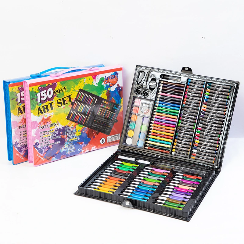 Popular Two-in-One Kids Painting Gift Box Art Set Watercolor Pen