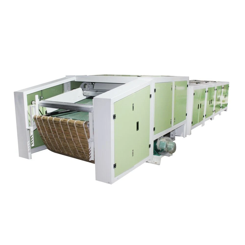 The Upgraded Textile Waste Recycling Production Line with a Cover Shell Is Made of Opening and Cleaning Machine