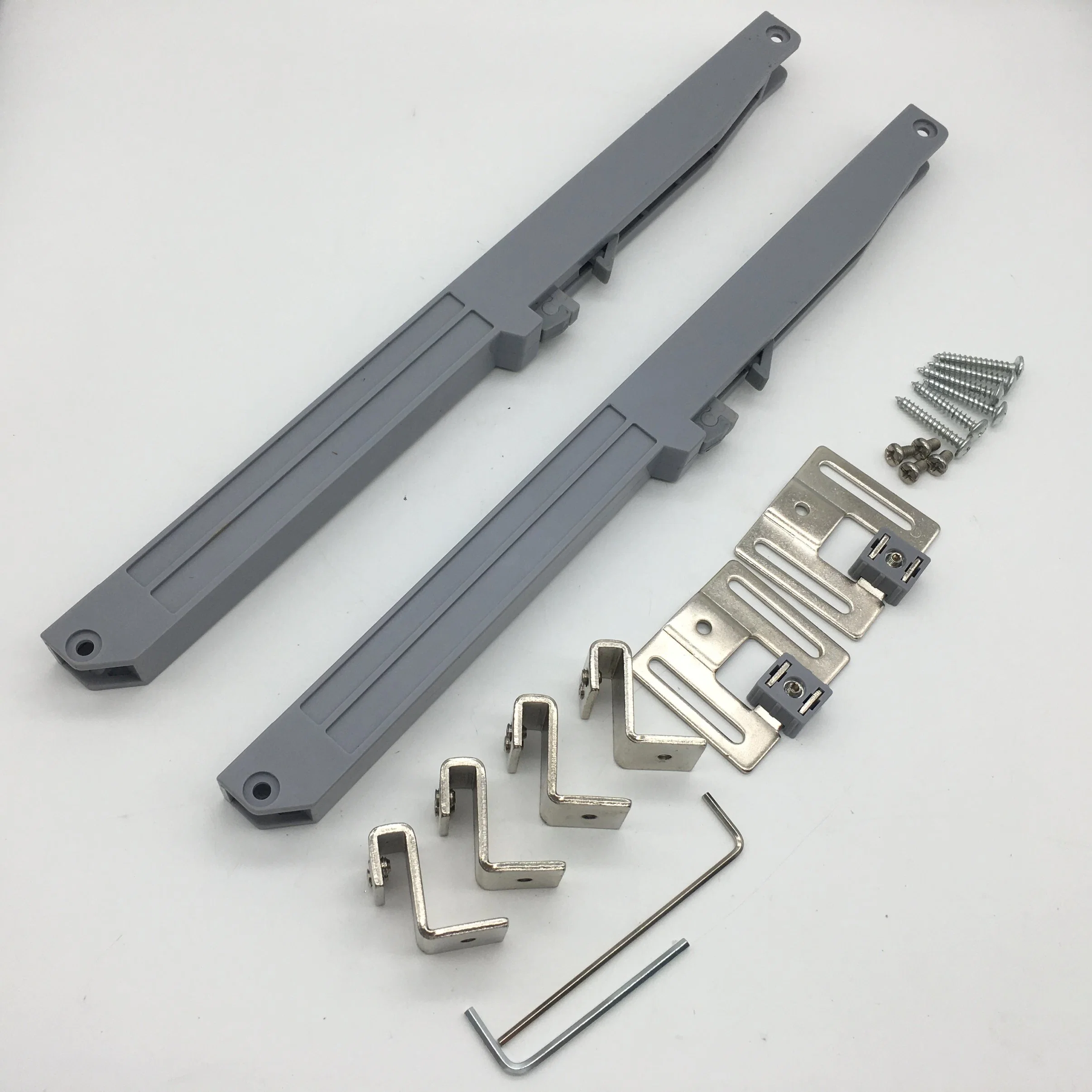 Satin Stainless Steel SS304 Sliding Barn Door Hardware Kits for Wood Door