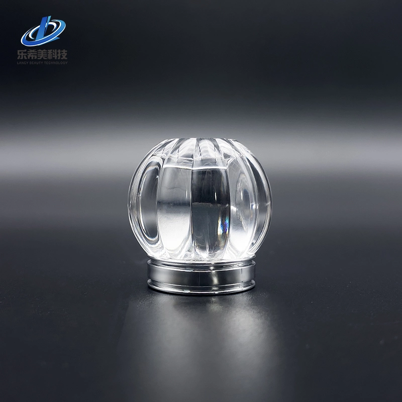 Cosmetic Cap Plastic Lid Acrylic Top Transparent Packaging Cosmetic Bottle Closer Customized for Glass Bottle