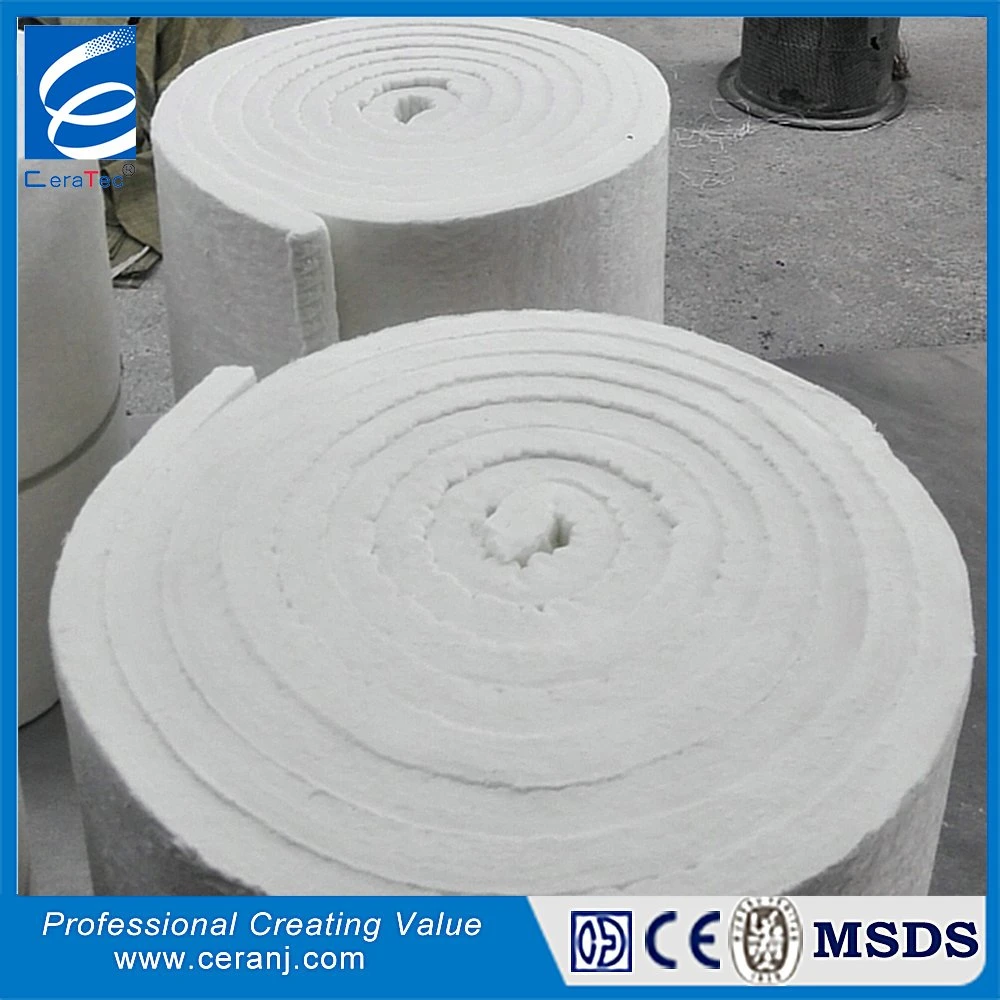 Industrial Kiln Lining Fireproof Thermal 1360c Ceramic Fiber Insulation Blanket