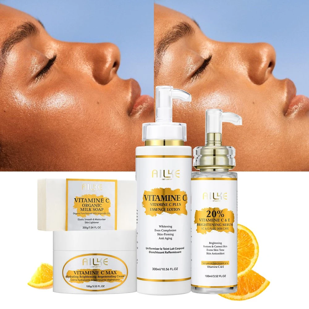 2022 La beauté de la vitamine C Face collagène Sérum éclaircissant de beurre de Karité Crème visage anti de vieillissement et de la Lotion (old2) Soins de la peau