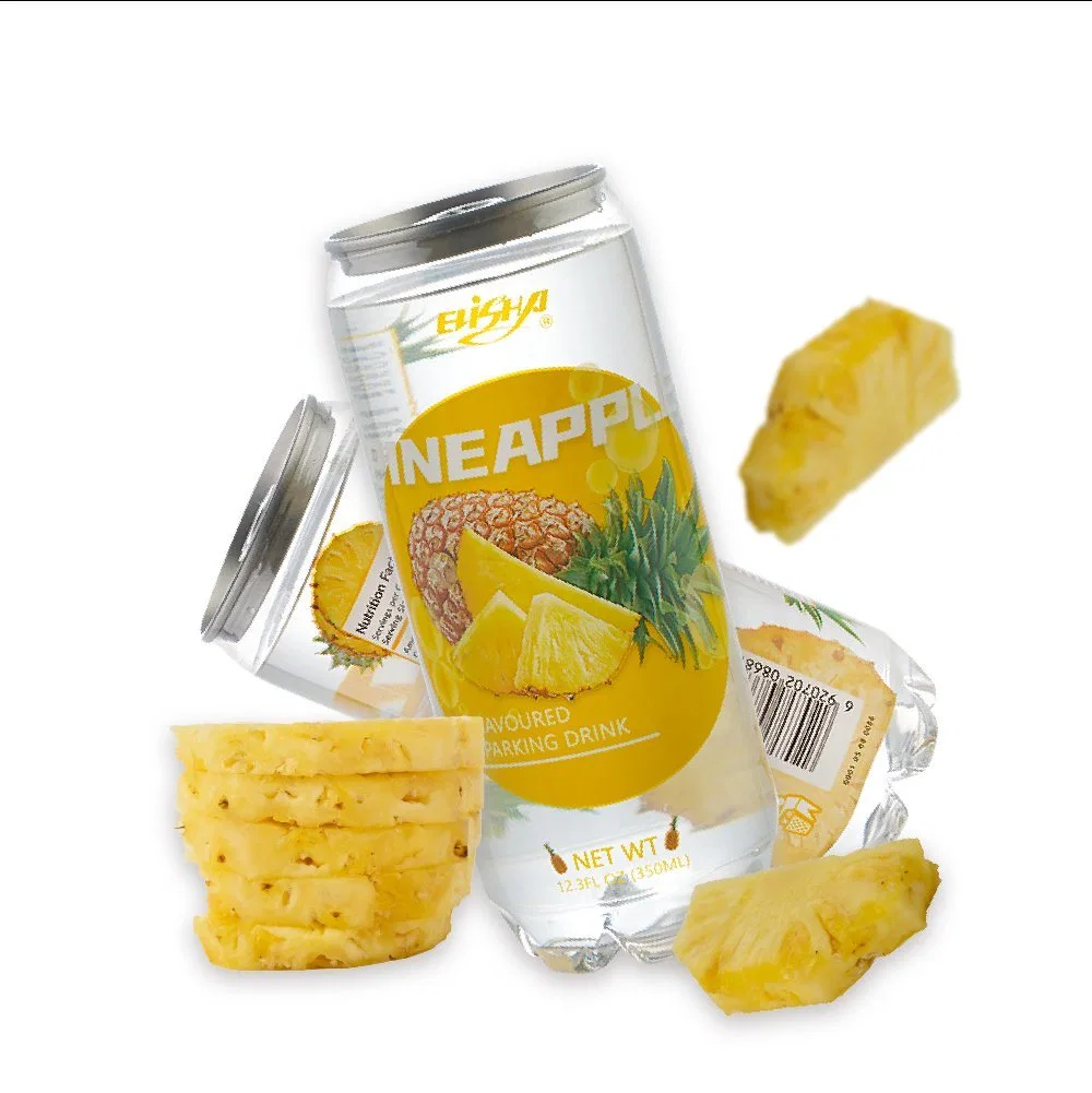 Wholesale/Supplierr Good Price Preventing Dehydration Soda Water 350ml Sparkling Pineapple Flavor