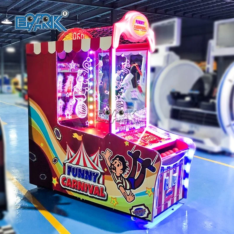 Funny Carnival Hit Clown Hitting Ball Redemption Arcade Game Machine