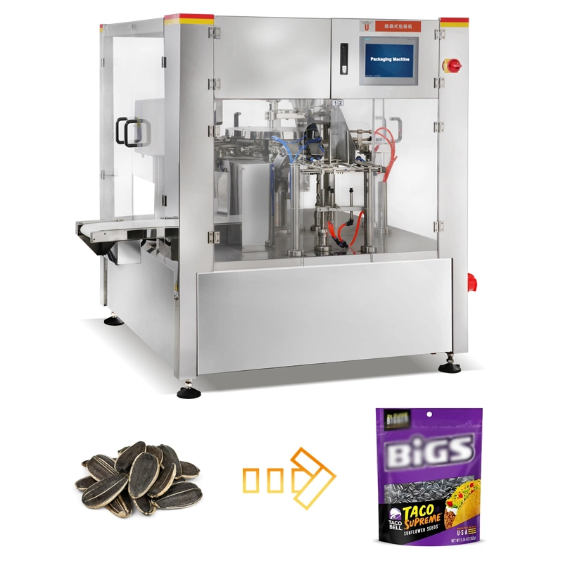 Coffee Bean Rotary Premade Bag Packaging Machine