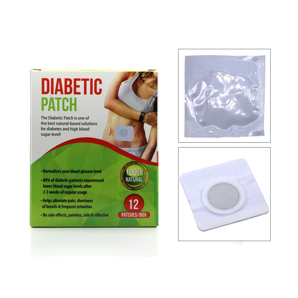 48 piezas=4 Cajas diabético Diabetes glucosa baje el parche yeso