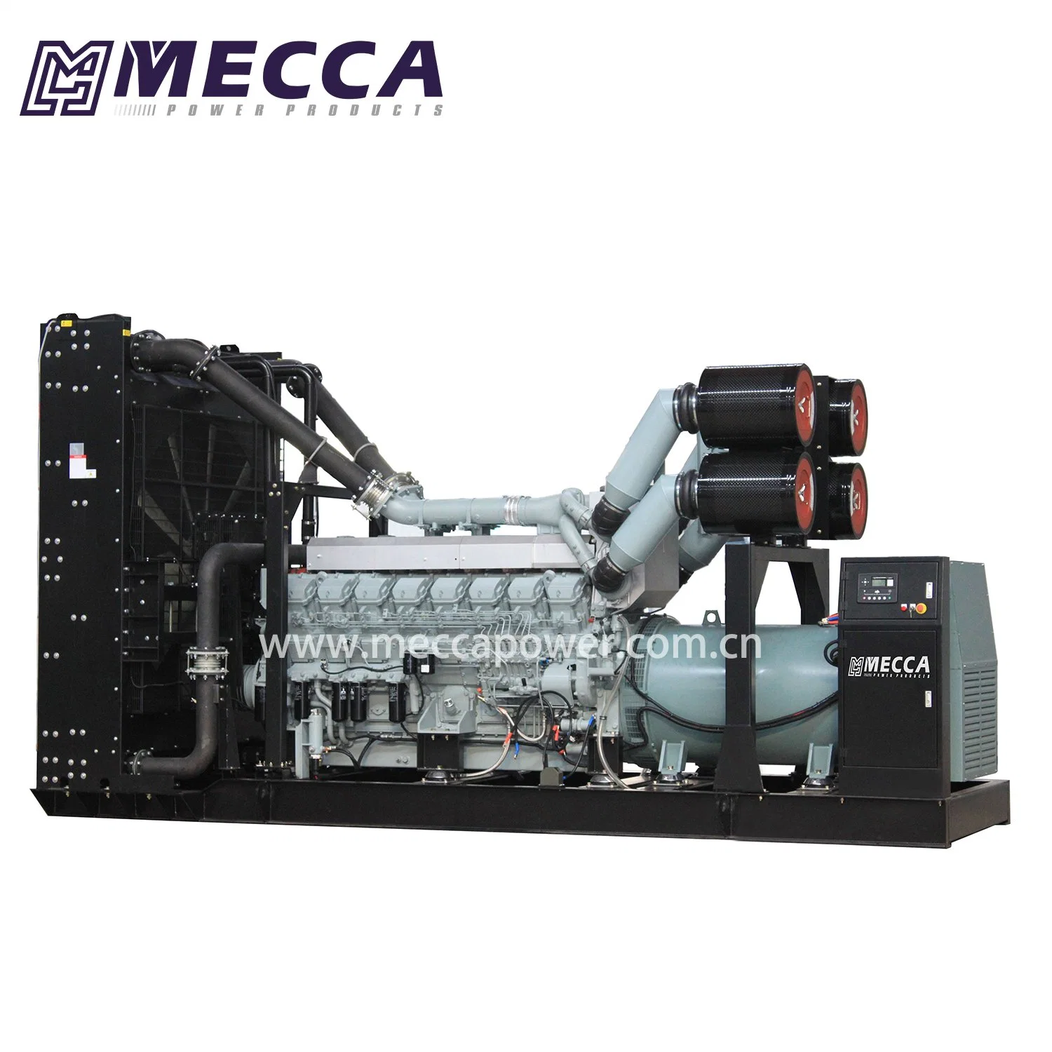 1000kVA Continuous Running Mitsubishi Engine Diesel Power Generator for Construction