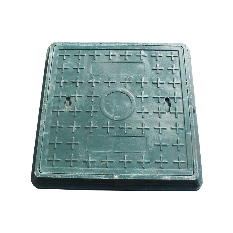 FRP Sewer Roadway Rain Water Composite Square Manhole Cover for India Market