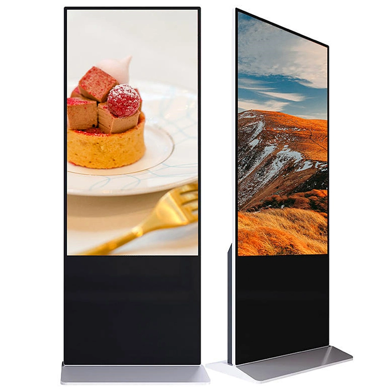 4K Touch Screen Kiosk Digital Signage Display and 55 Inch Shopping Exhibition Hall Advertising LCD Screen