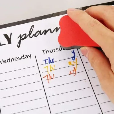 Magnetic Monthly Calendar Planner Whiteboard Fridge Magnetic Whiteboard