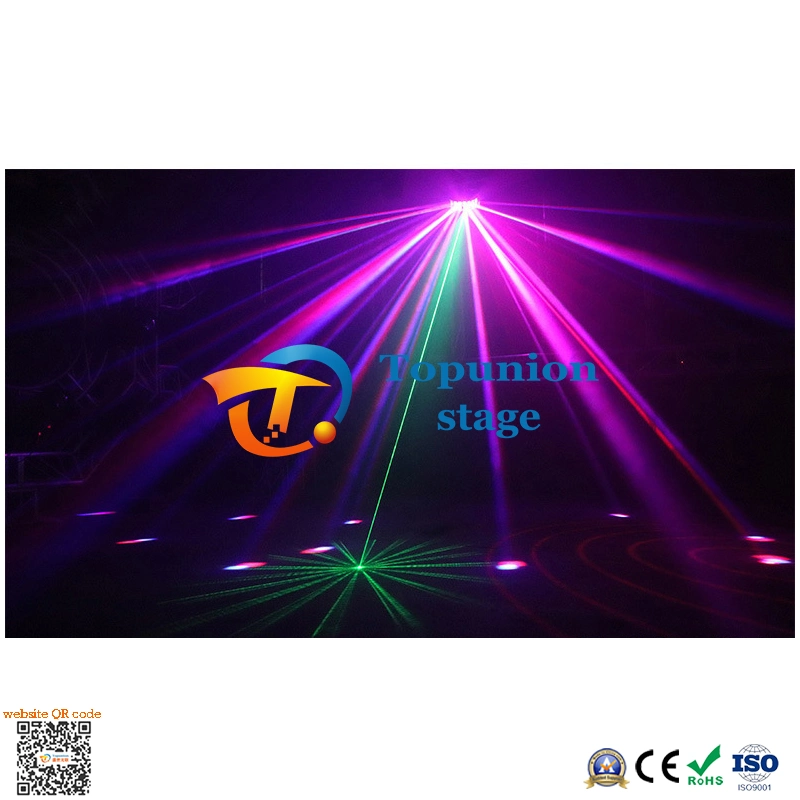 Seven Color Rotating Light Flashing Effect Pattern Butterfly Light for KTV Bar Stage Party