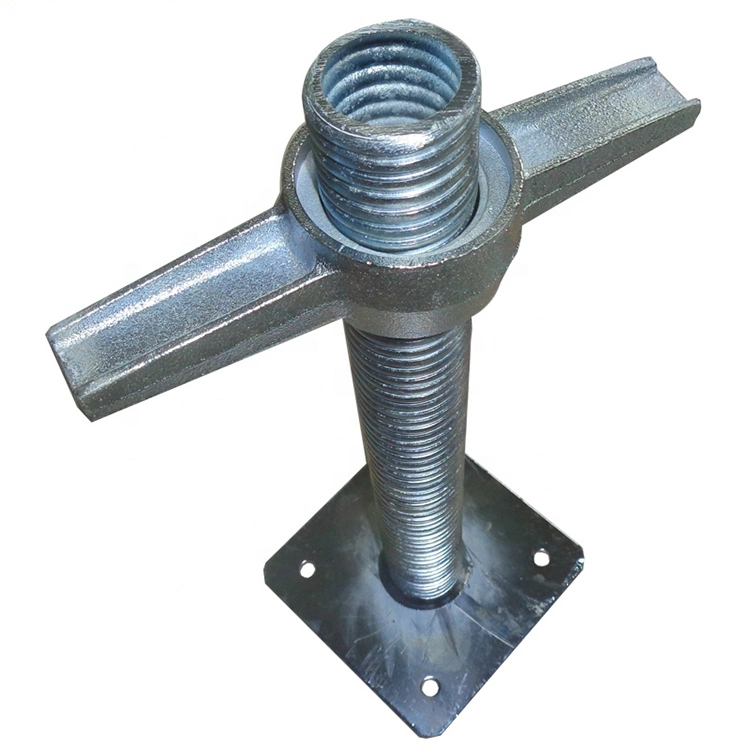 Factory Wholesale Adjustable Scaffolding Props Shoring Screw Base Jack for Sale