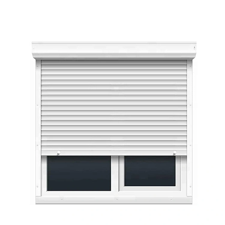 UPVC Sliding Window with Roller Shutter for Office (CHAM-UPV9211RS)