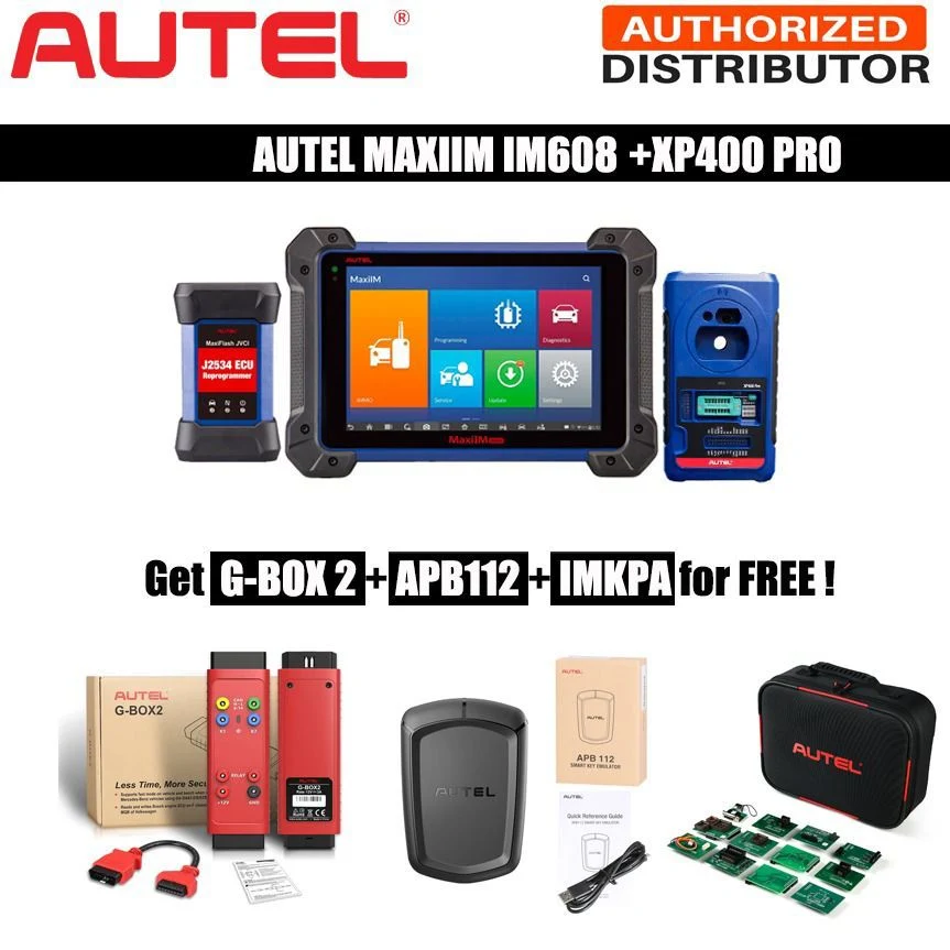 Autel Im608 PRO Apb112 Smart Key Car Key Programmer Diagnostic Tool 2022