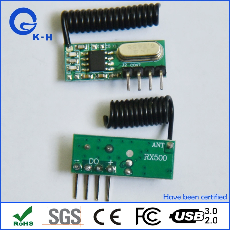 Kit de receptor e módulo transmissor sem fios RF 315Mhz 433 MHz sem fios Para Arduino