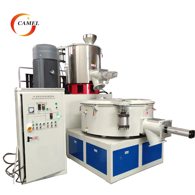 Plastic SRL-Z Series Heating/Cooling Powder Conveyor Mixer Unit Raw Material Mixing