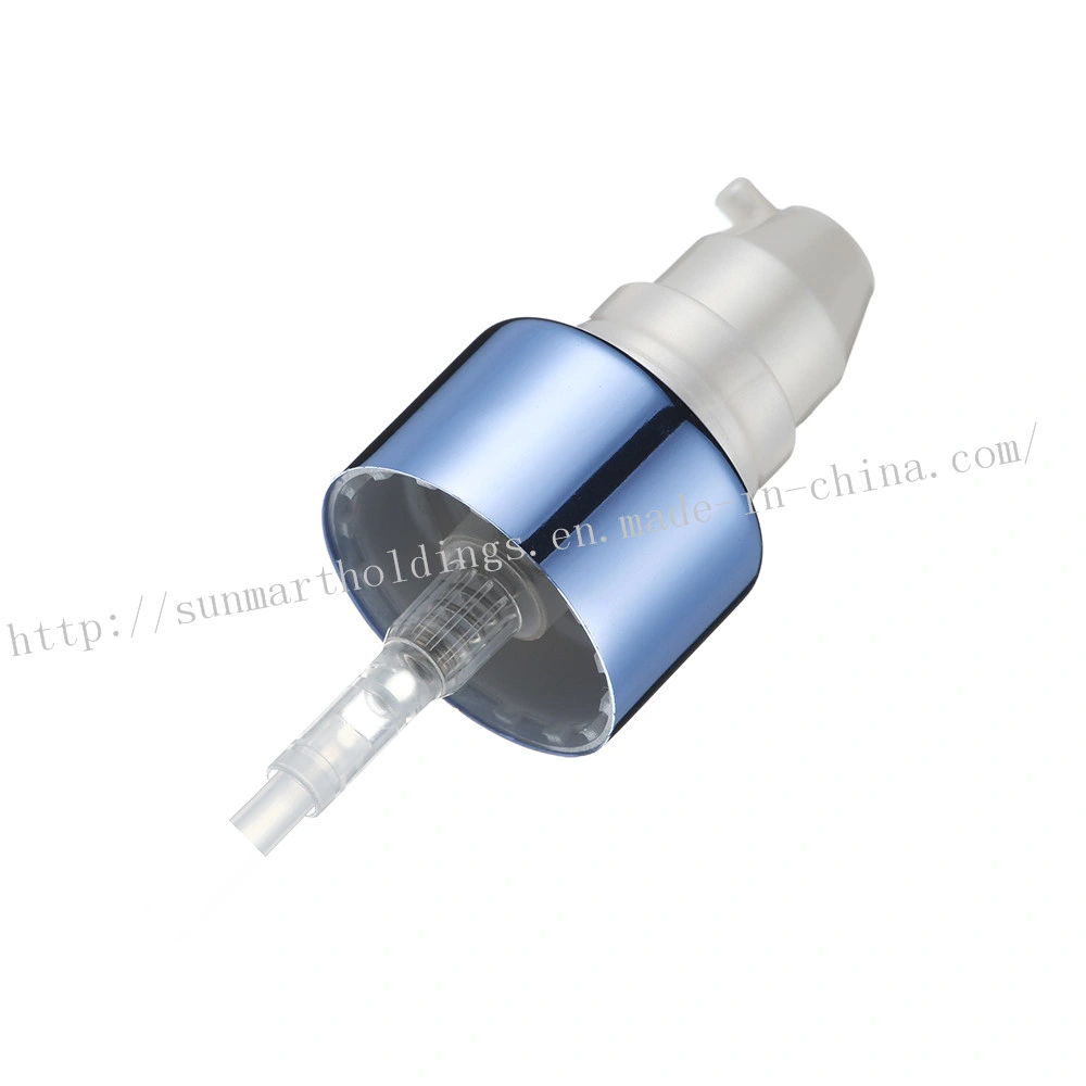 24/415 White and blue Aluminium Treatment Pump Cream Pump