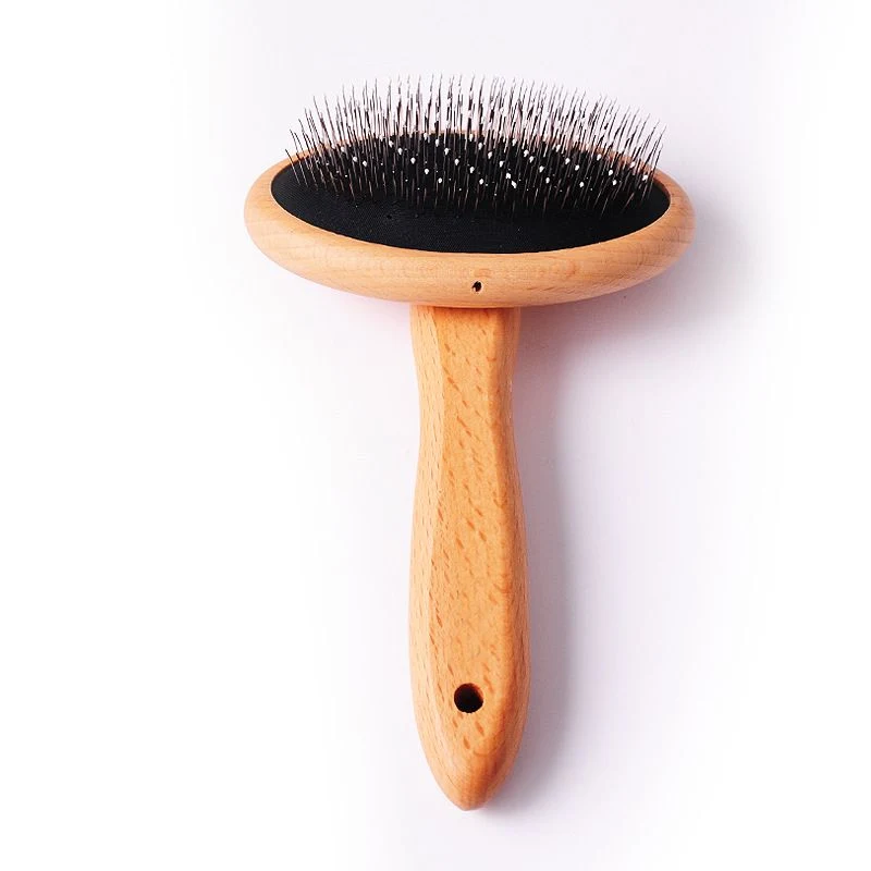 Pets Brush Dog Hair Comb Cat Needle Comb Bamboo Healthy Massage Cleaning Brush