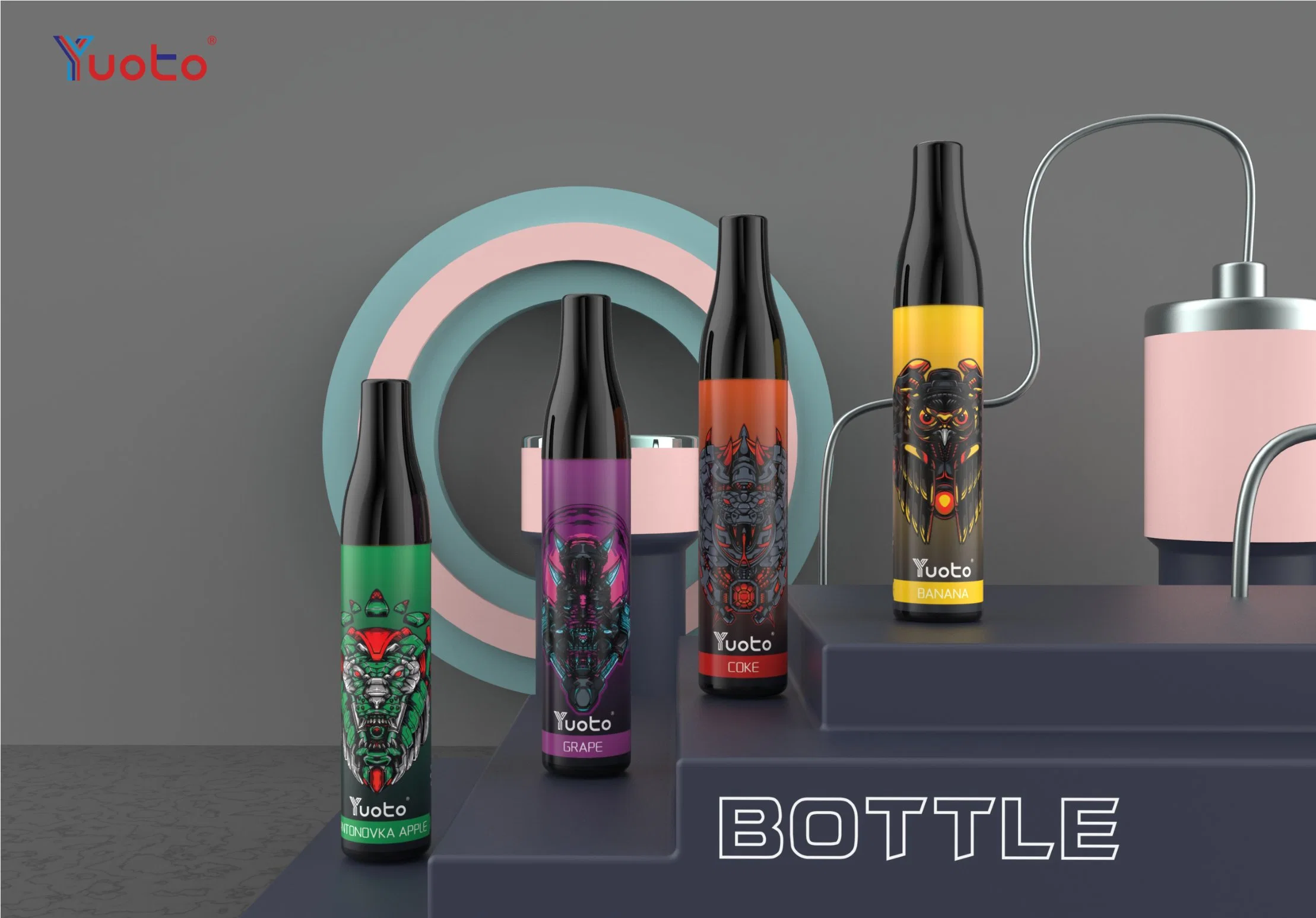 Yuoto New Design Bottle 600puffs Electronic Cigarette with Tpd Certificates Factory Price