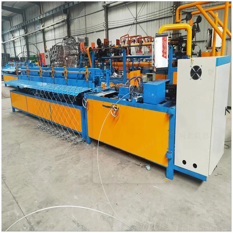 Iron Net Making Mesh Chain Link Fence Machine