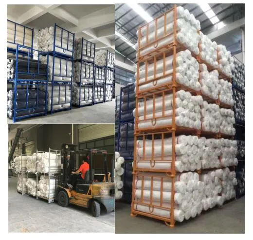 High Loading Capacity Collapsible Fabric Roll Stillages Cage Pallet for Textile Industry