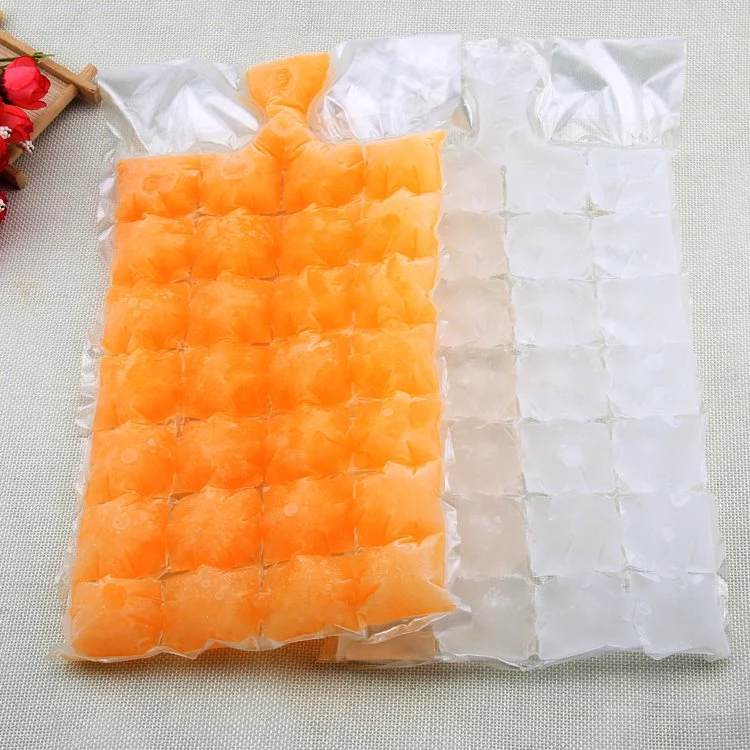 Disposable Ice Bag Food Grade Safety Disposable Plastic Ice Cube Bag for Making Ice Packs