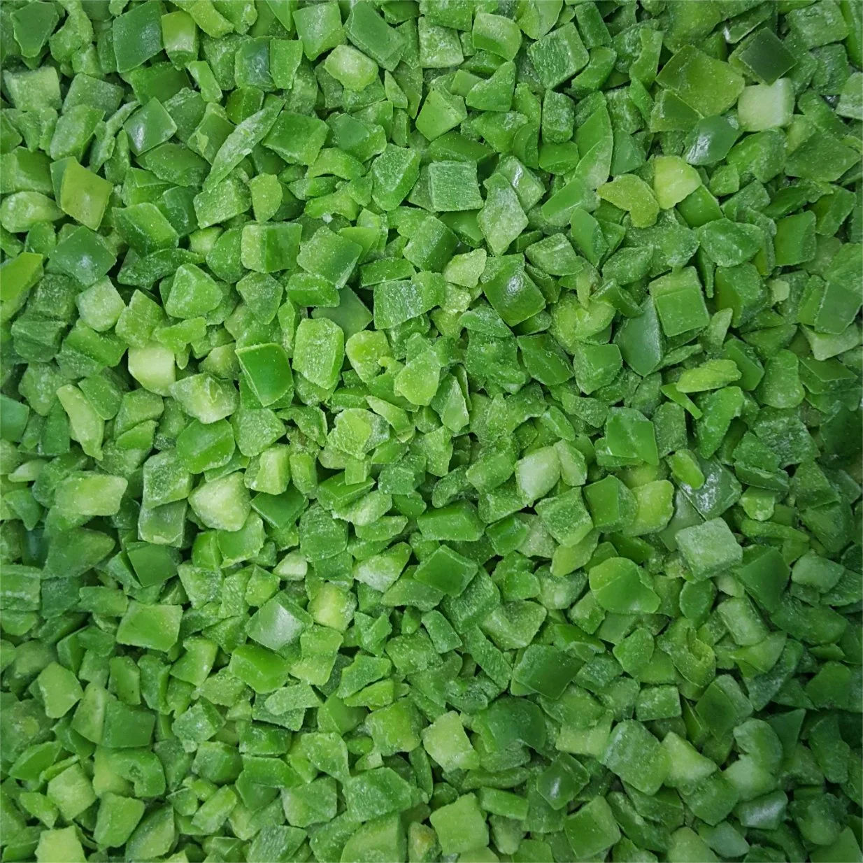 Boa qualidade de alimentos congelados Vermelho defumado Pimentão, IQF Red Cube pimentão