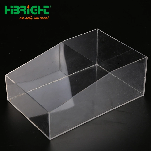Boutique Transparent Acrylic Small Cosmetic Tabletop Display Box