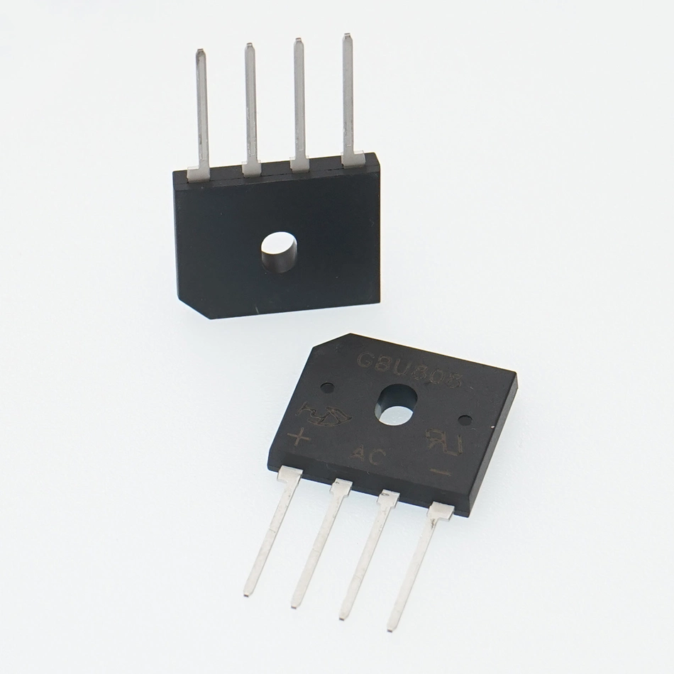 Glass Passivated Bridge Rectifiers Reverse Voltage - 50 to 1000 Volts Forward Current - 8.0 Amperes Manufacture Fetures Applications Diode GBU808