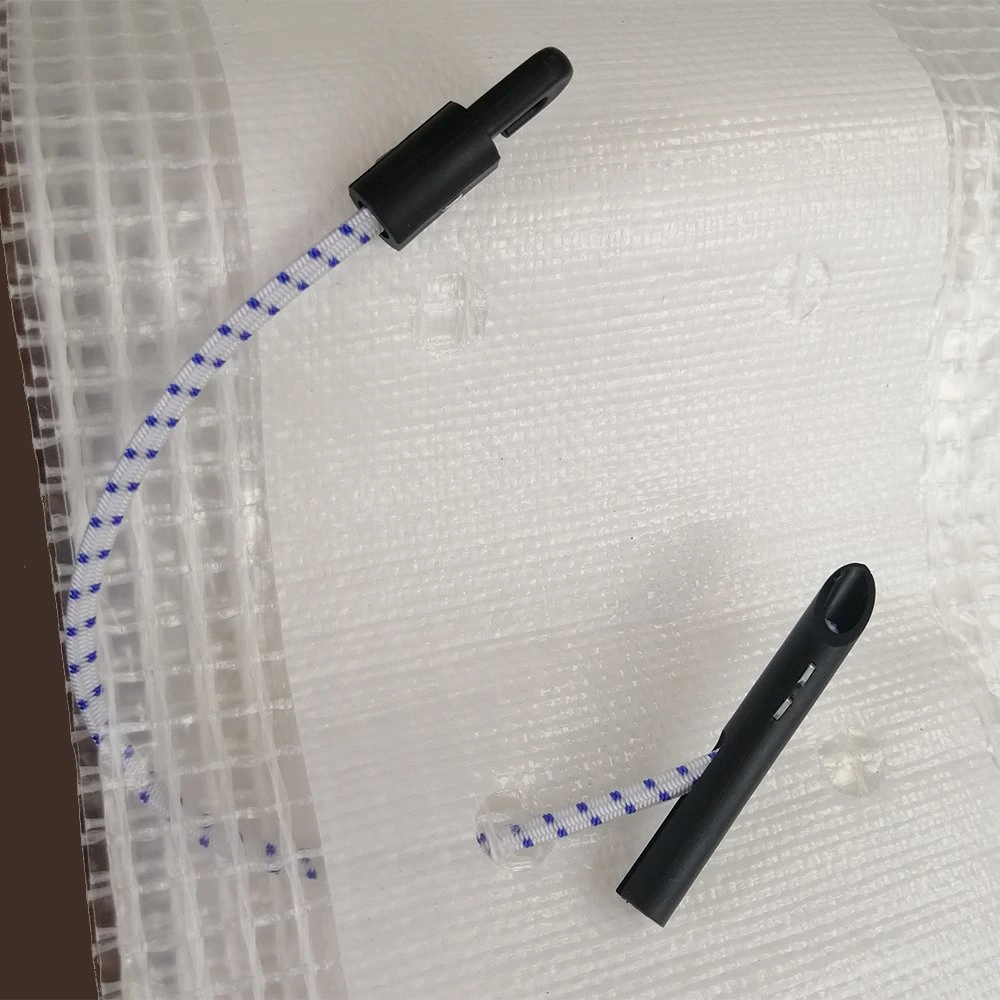 3,3X36m 180G/M2 PE bâche en PE transparent autre tissu Tissu tissé avec laminé tous les types de couvercle en HDPE transparent Pour le marché suédois