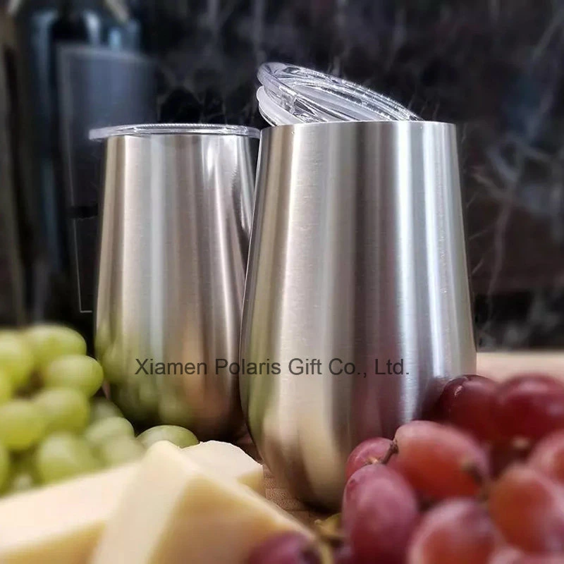 Promotional Watercoffee/Beer/Tea Bottle Stainless Steel Stemless Wine Glass