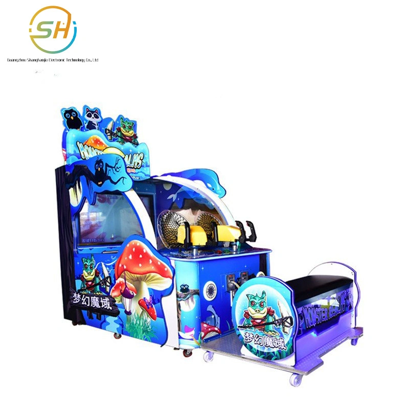 Indoor Playground Children's Two-Person Ball Machine Coin Coin Battle Zombie Puppet Water Machine Video Game Entertainment Game