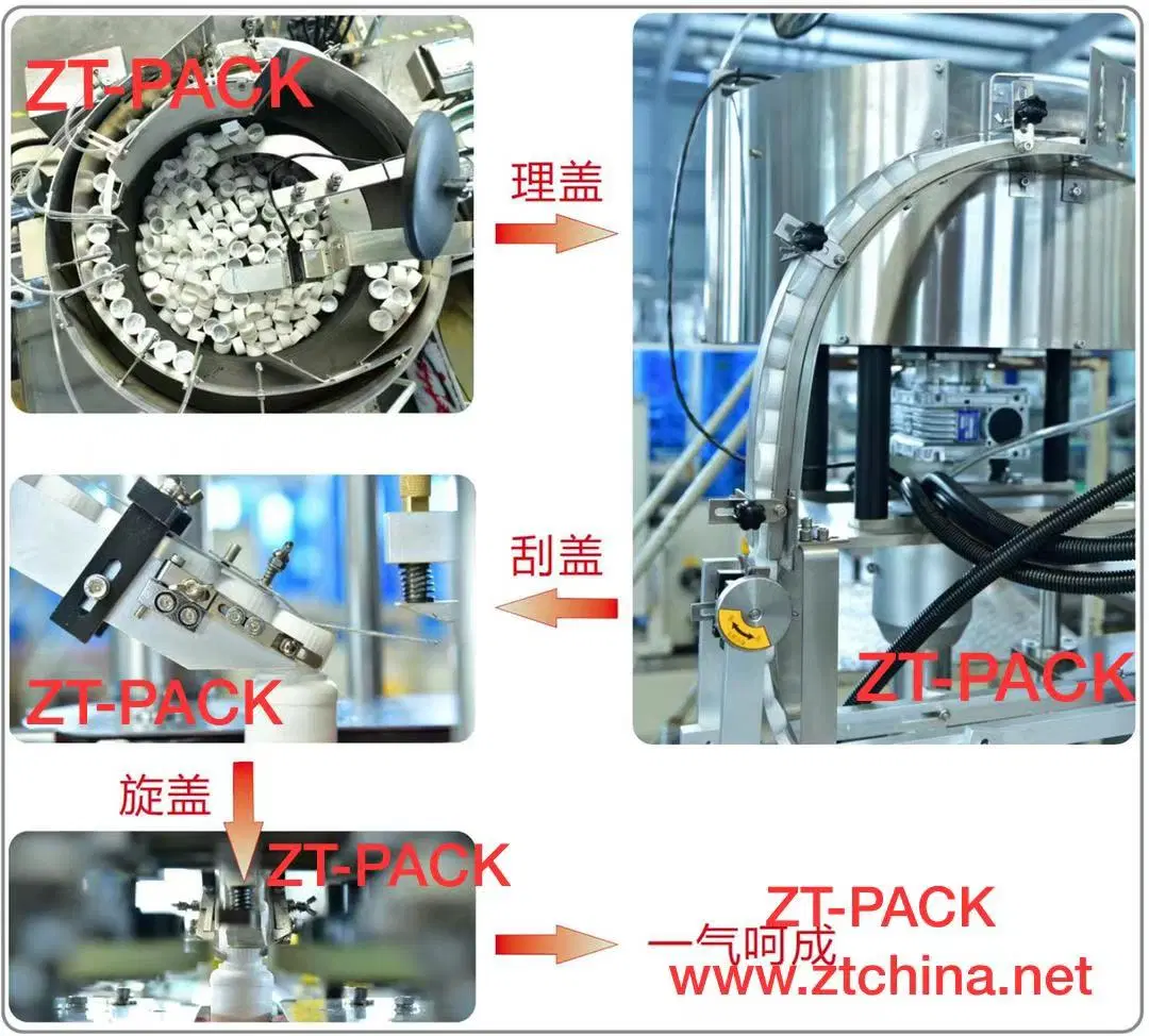 Efficient Automatic Lid Caps Capping Machinery Top Quality High Speed Capping Machine