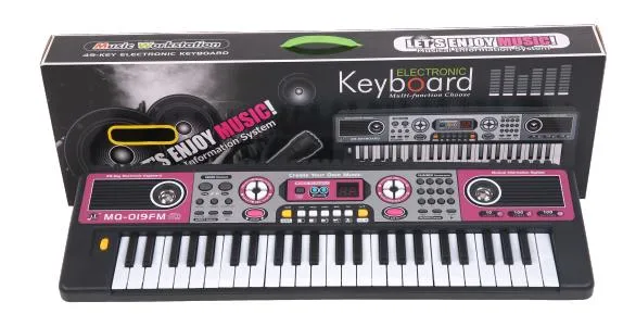 Regalo de música de 49 teclas con teclado de piano electrónico para la venta (MQ-019FM)